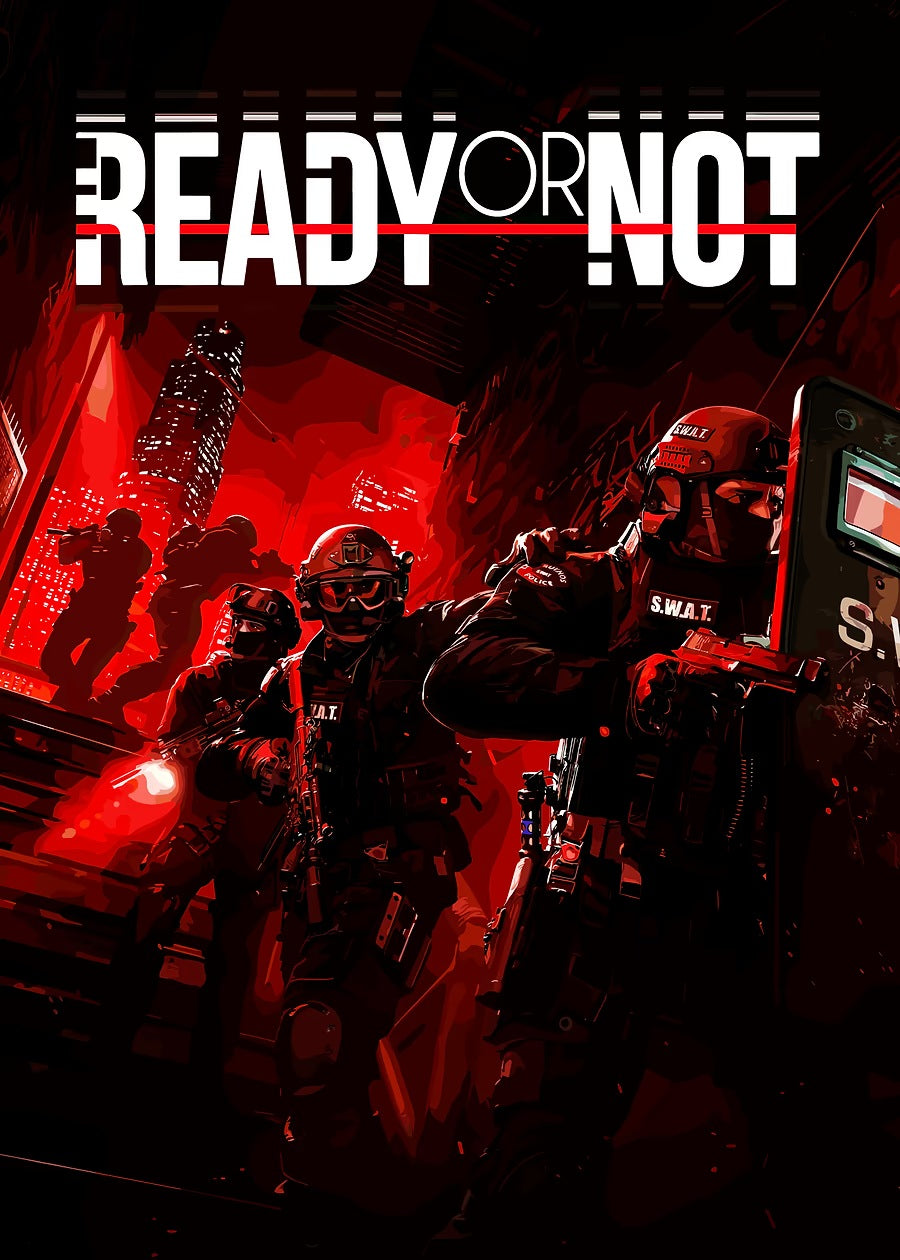 Ready or Not Game Cover metal poster artwork